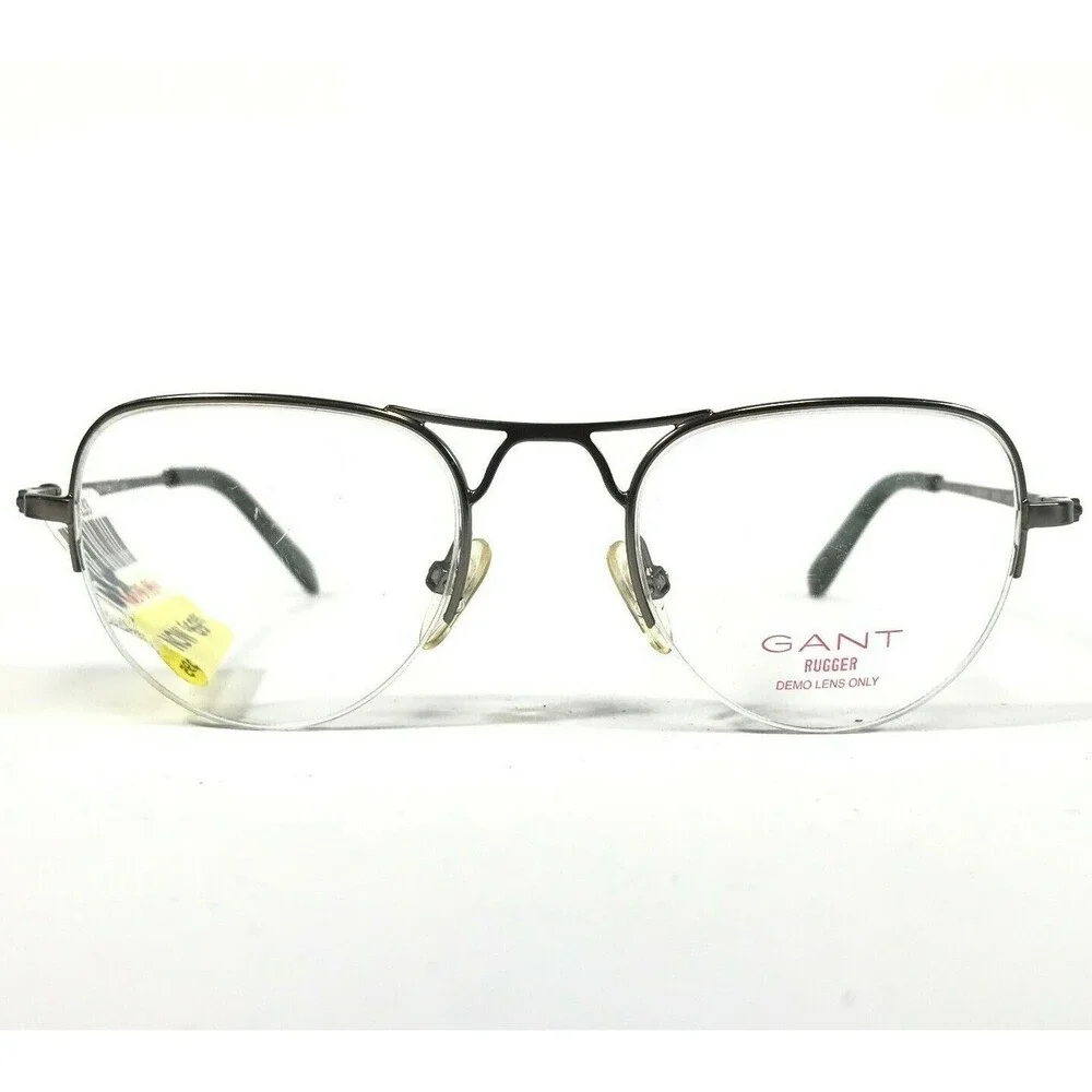 Gant Rugger Eyeglasses Frames GR GERARD SGLD Satin Gold Half Rim 44-19-140